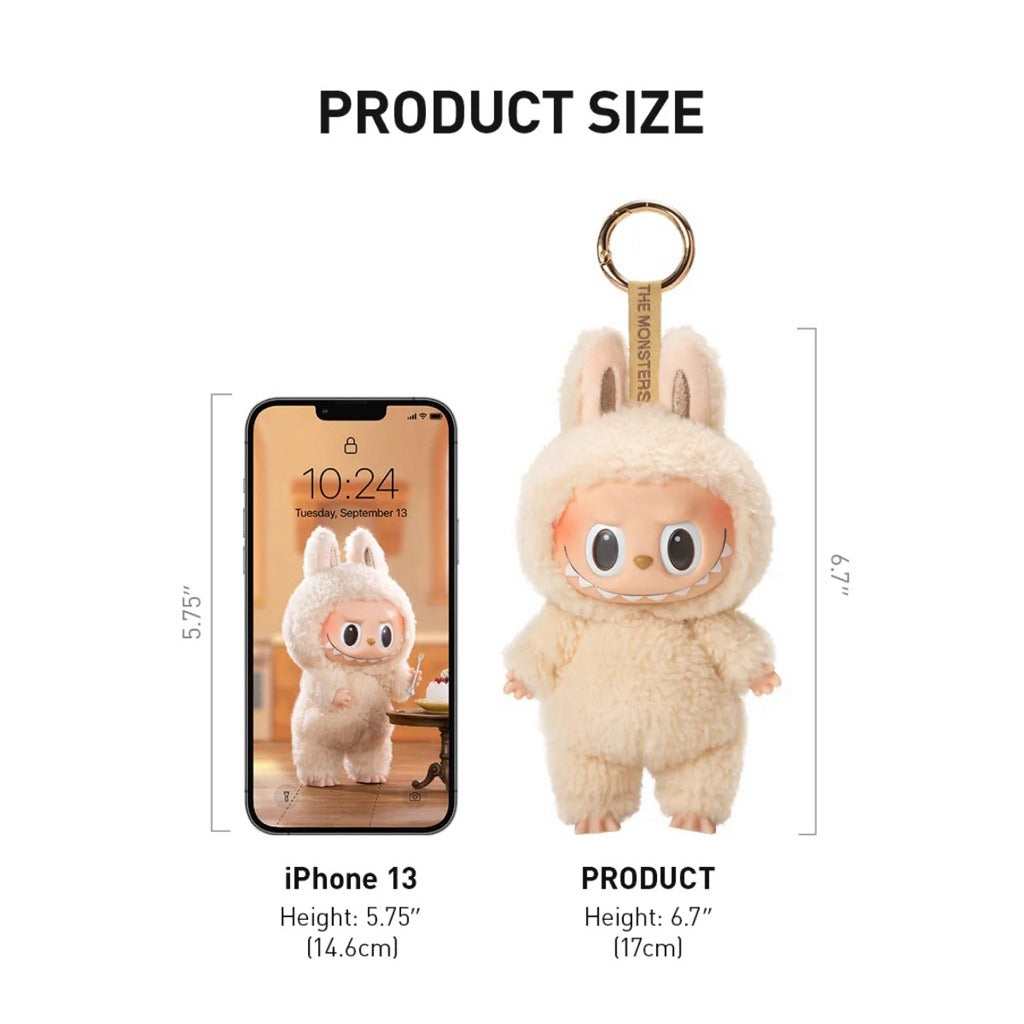THE MONSTERS Exciting Macaroons - LABUBU v1 Plush Pendant