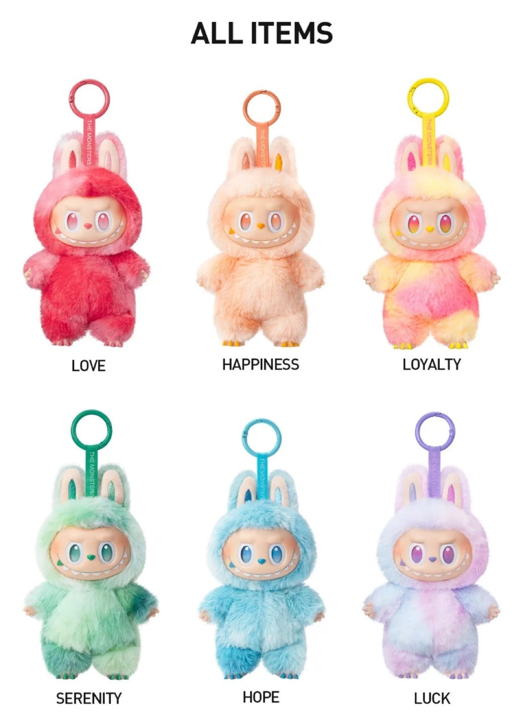 THE MONSTERS Big Into Energy - LABUBU v3 Plush Pendant