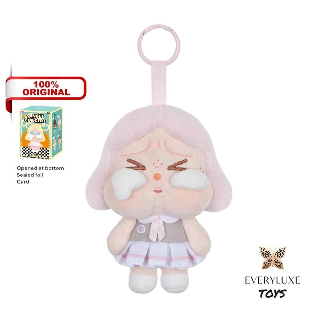 CRYBABY Sunset Concert Series-Plush Pendant Bag charm Pink white gray Secret Gradation season