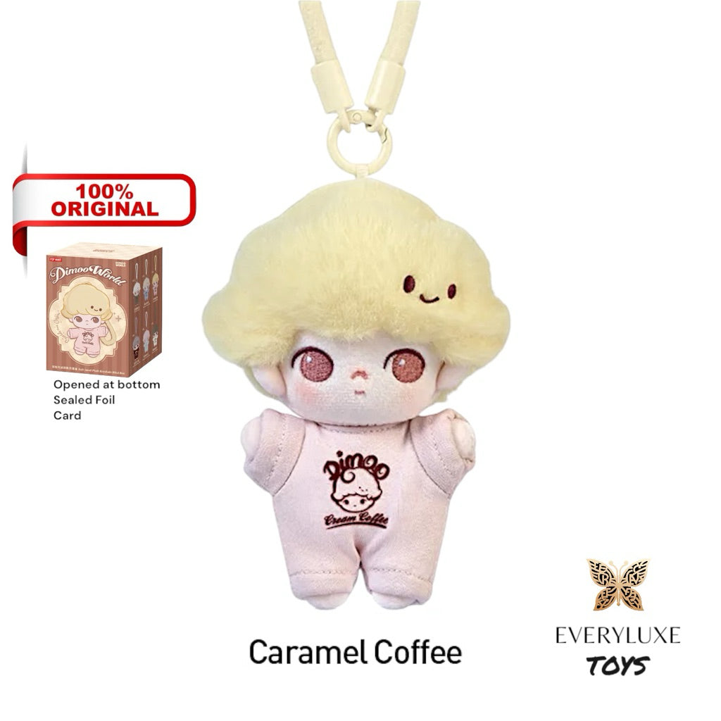 DIMOO Crush on Coffee Series-Soft-faced Plush Pendant Keychain Bag Charm Blind Box