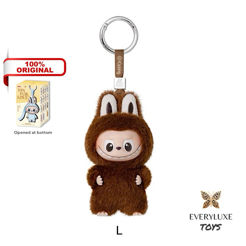 THE MONSTERS LABUBU V4 Pin for Love Vinyl Plush Pendant A-M N-Z Secret Heart ! Bagcharm