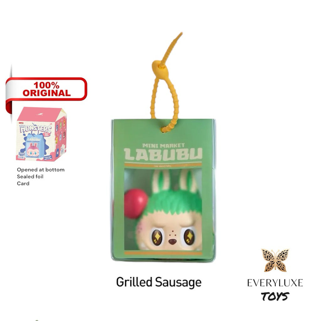 THE MONSTERS Wacky Mart Series-Pinch Pendant Bag charm corn chips milk yakitori sausage onigiri