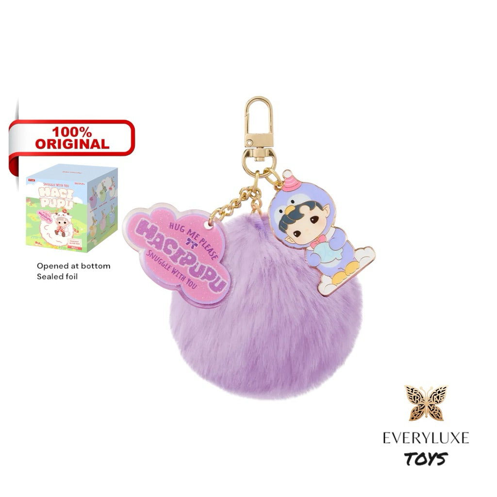 POPMART HACIPUPU Snuggle With You Pendant Bag Charm Quirky Penguin Grumpy Crocodile Baa Sheep Lucky