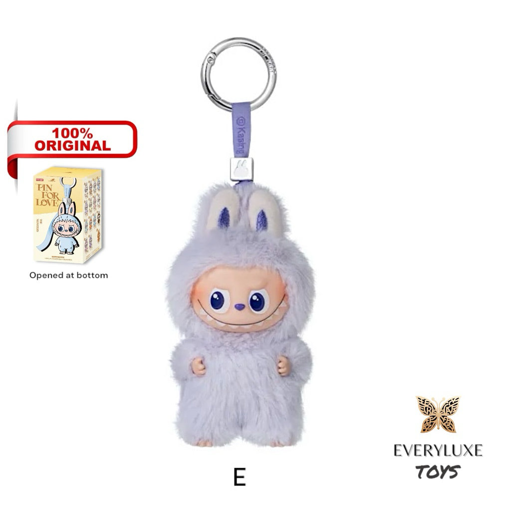 THE MONSTERS LABUBU V4 Pin for Love Vinyl Plush Pendant A-M N-Z Secret Heart ! Bagcharm