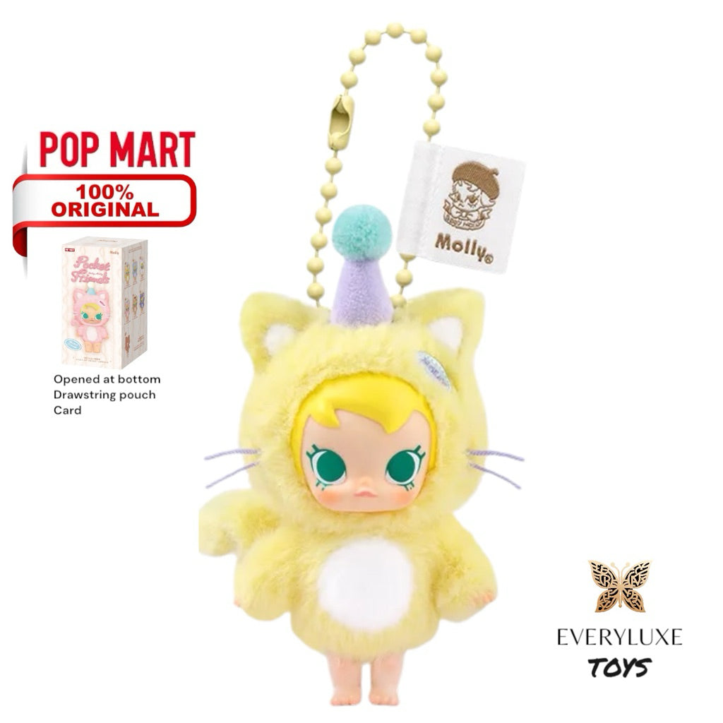 POPMART Baby MOLLY Pocket Friends Plush Pendant Bag charm Keychain