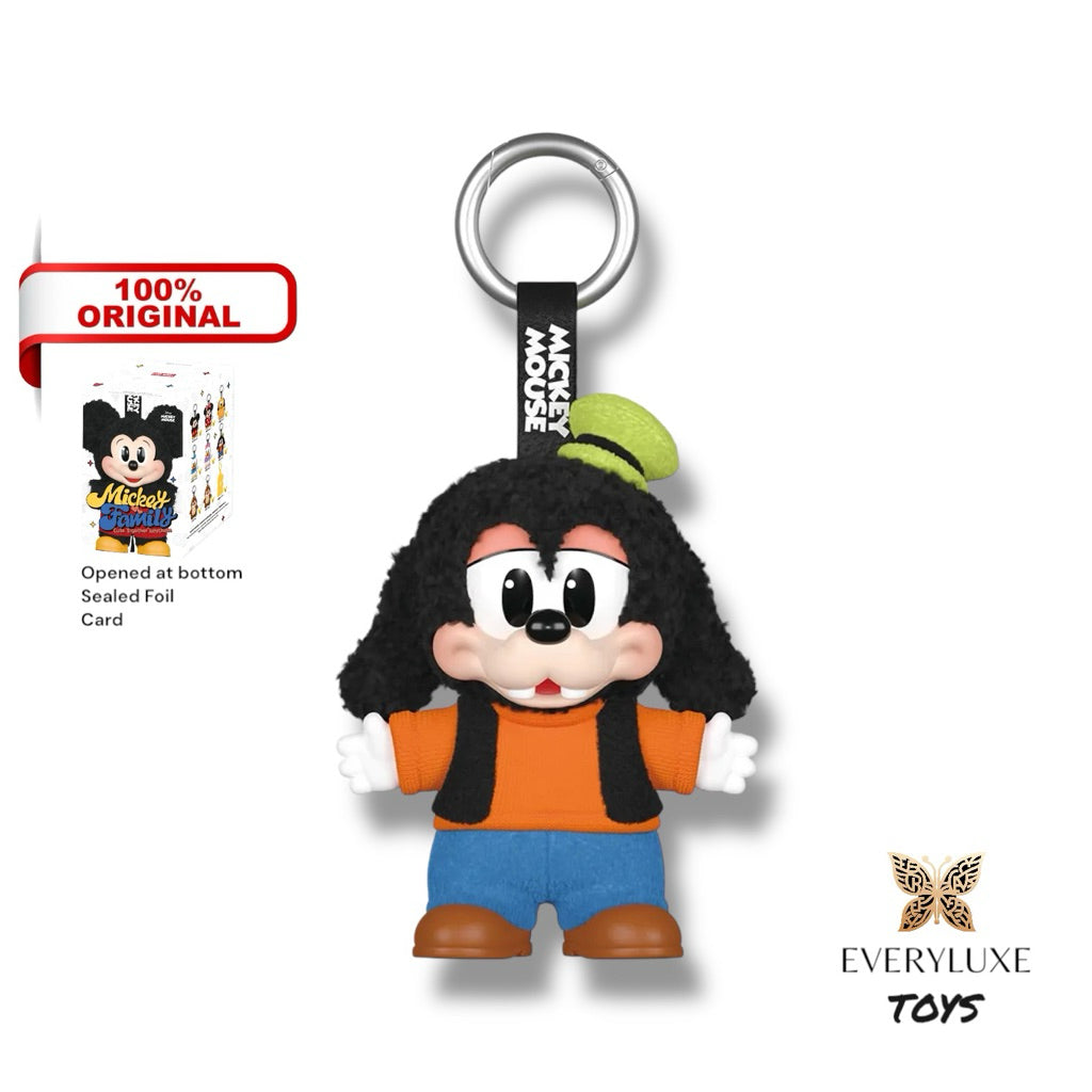 POPMART Mickey Family Cute Together Keychain Series mickey minnie daisy pluto goofy chip dale secret