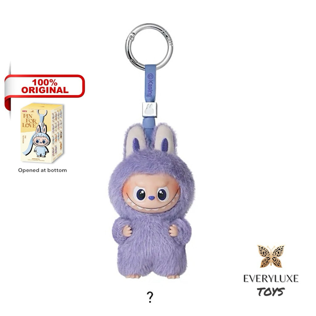 THE MONSTERS LABUBU V4 Pin for Love Vinyl Plush Pendant A-M N-Z Secret Heart ! Bagcharm