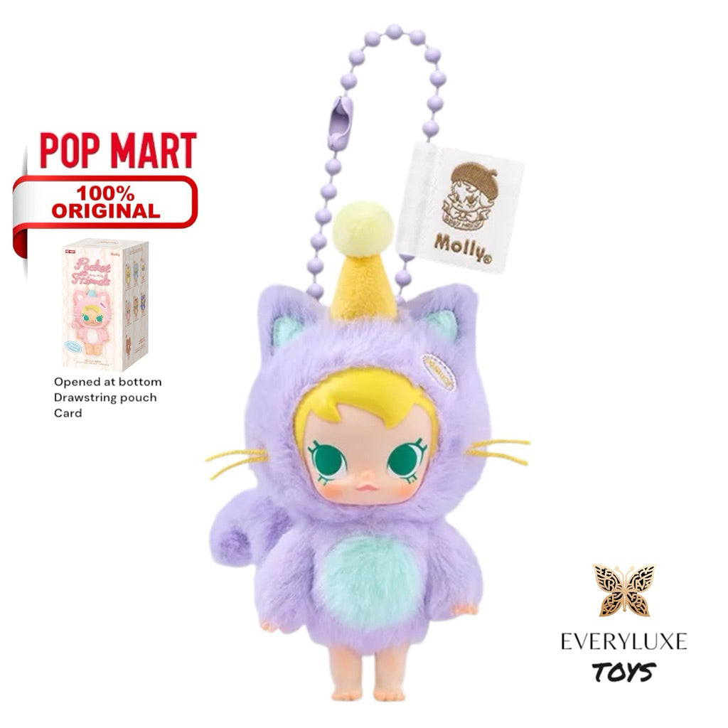 POPMART Baby MOLLY Pocket Friends Plush Pendant Bag charm Keychain