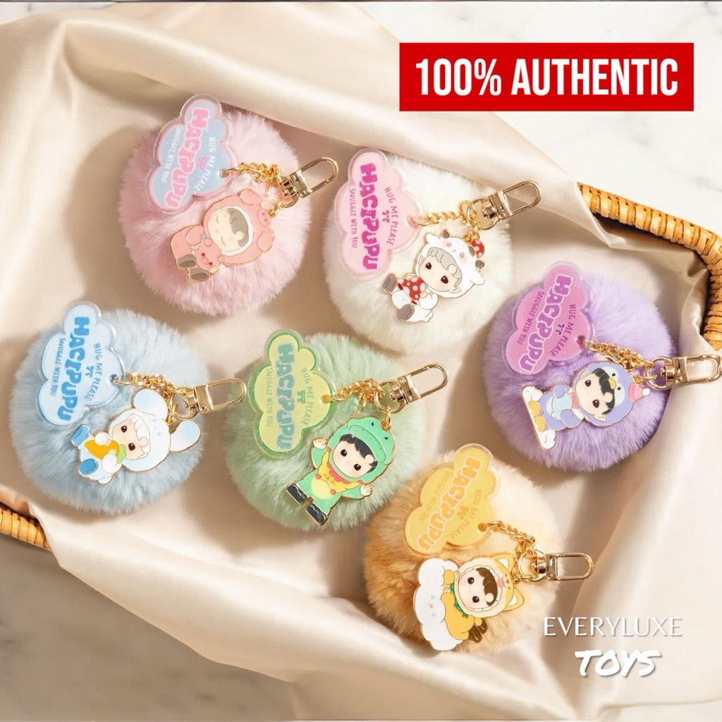 POPMART HACIPUPU Snuggle With You Pendant Bag Charm Quirky Penguin Grumpy Crocodile Baa Sheep Lucky