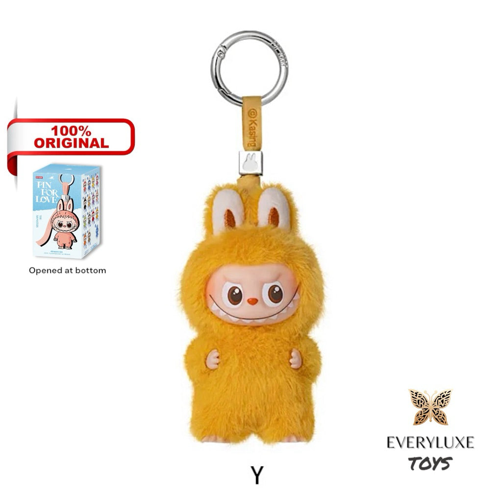 THE MONSTERS LABUBU V4 Pin for Love Vinyl Plush Pendant A-M N-Z Secret Heart ! Bagcharm