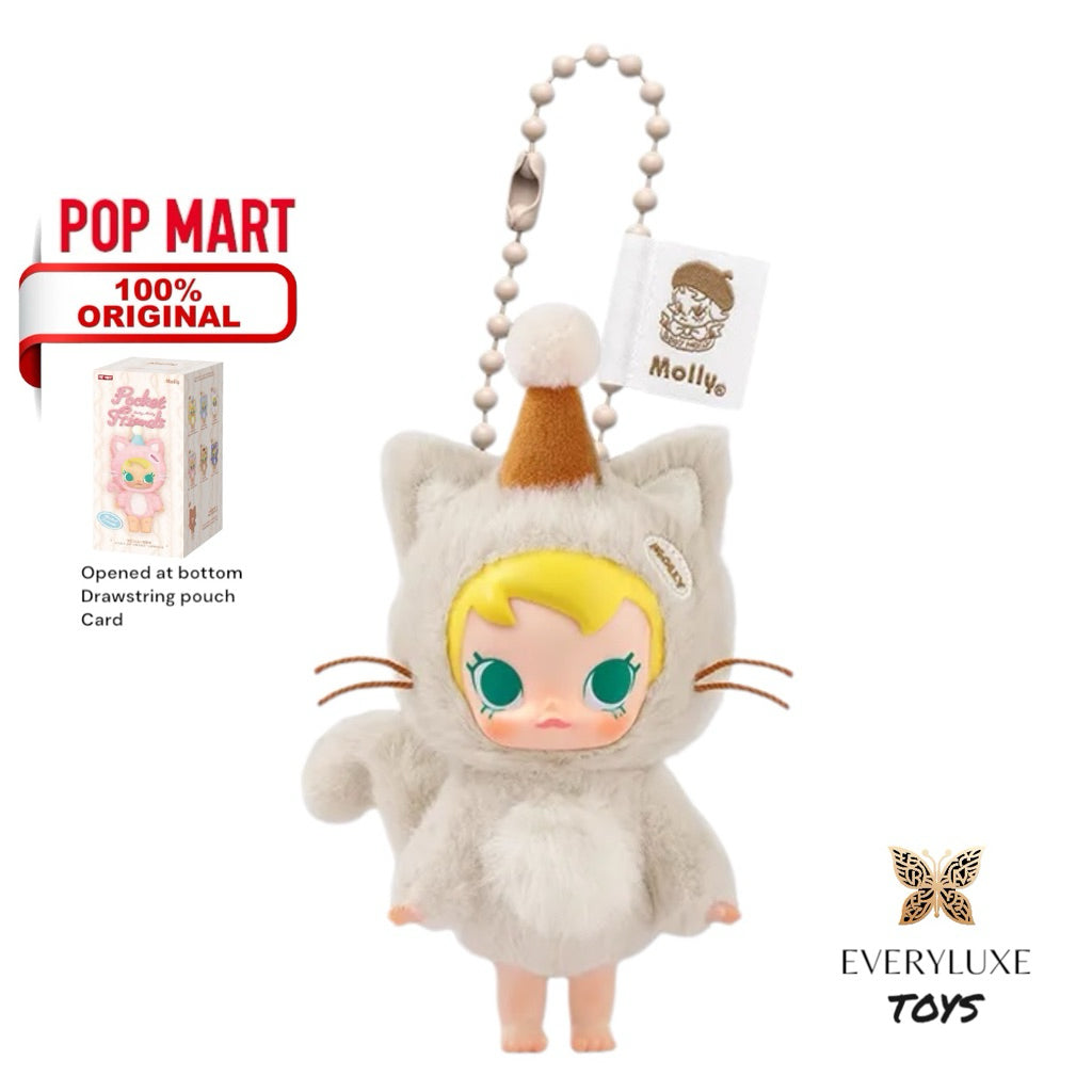 POPMART Baby MOLLY Pocket Friends Plush Pendant Bag charm Keychain