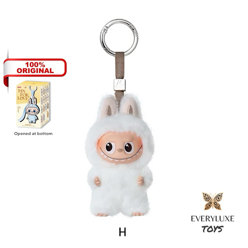 THE MONSTERS LABUBU V4 Pin for Love Vinyl Plush Pendant A-M N-Z Secret Heart ! Bagcharm