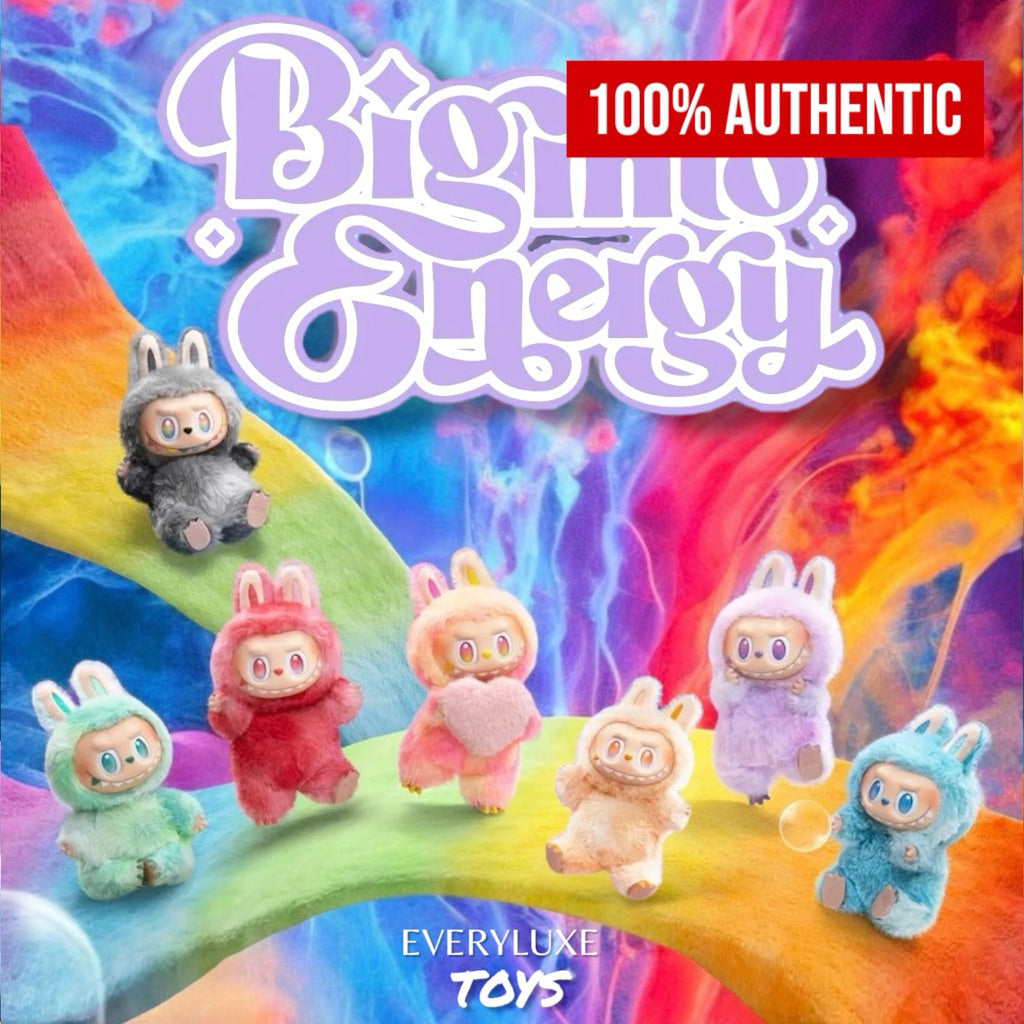 LABUBU Big Into Energy Version 3 V3 Plush Pendant  LOVE HAPINESS LUCK LOYALTY SERENITY HOPE