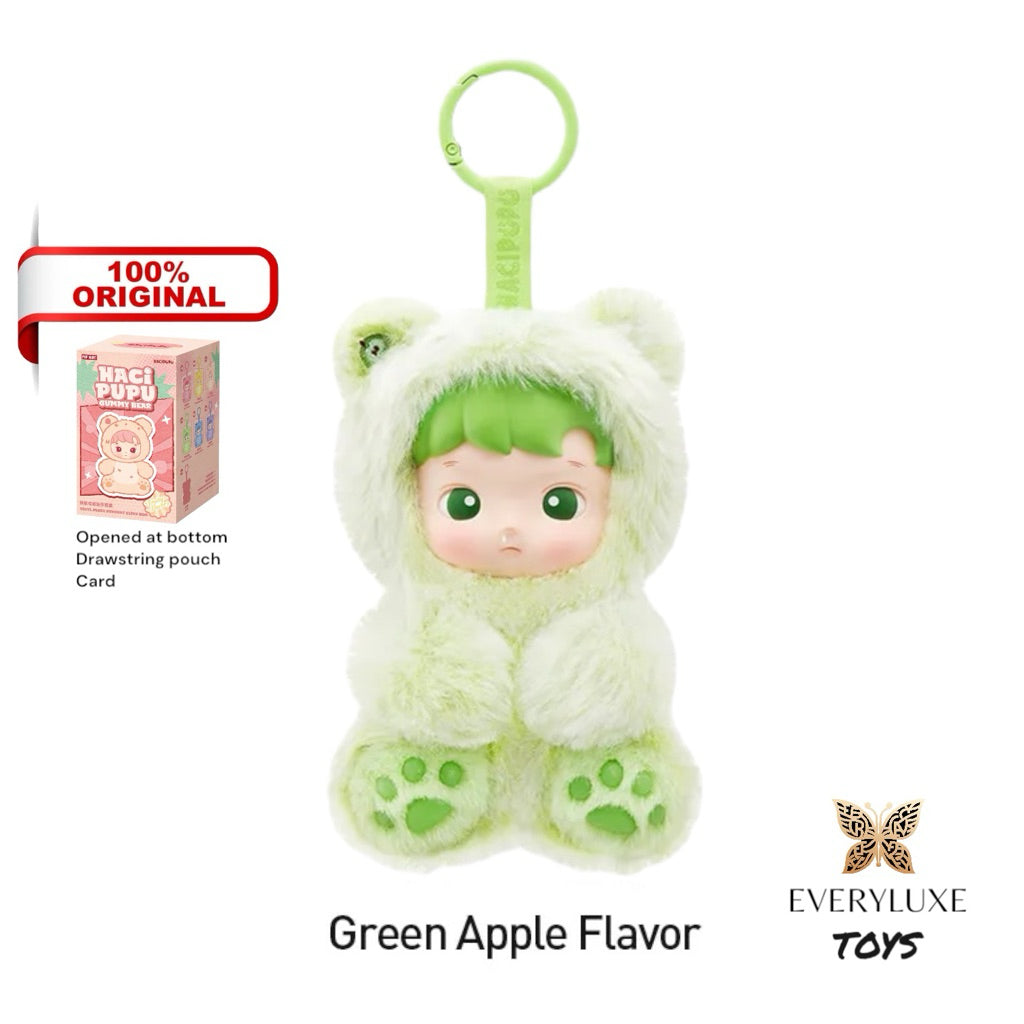 HACIPUPU Gummy Bear Series Vinyl Plush Pendant Peach Cherry Blueberry Green Apple Grape Pineapple