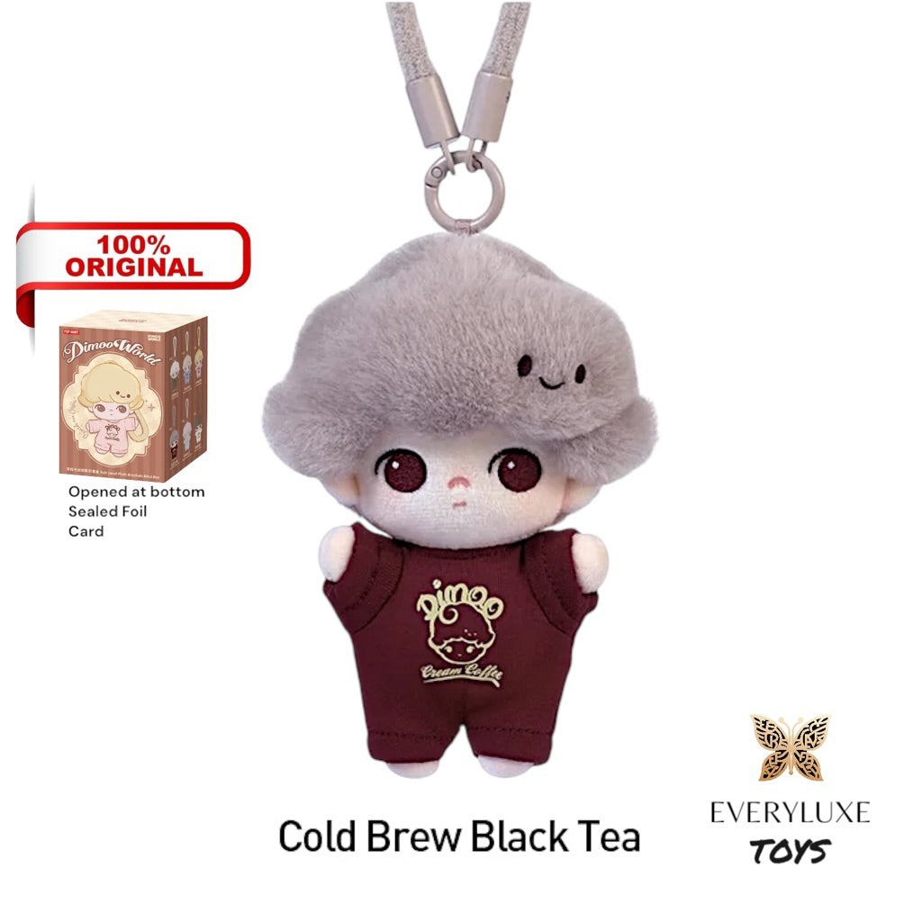 DIMOO Crush on Coffee Series-Soft-faced Plush Pendant Keychain Bag Charm Blind Box