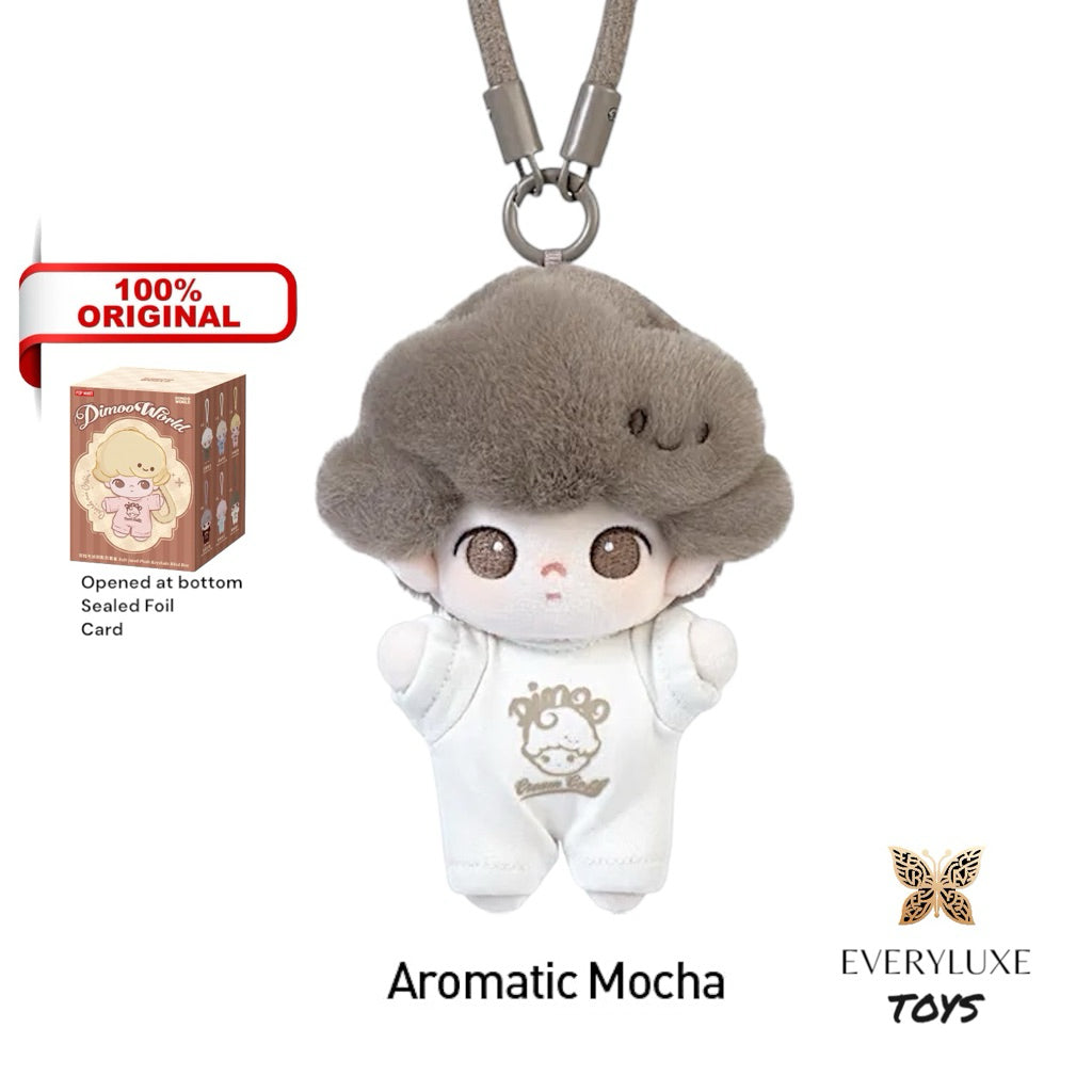 DIMOO Crush on Coffee Series-Soft-faced Plush Pendant Keychain Bag Charm Blind Box