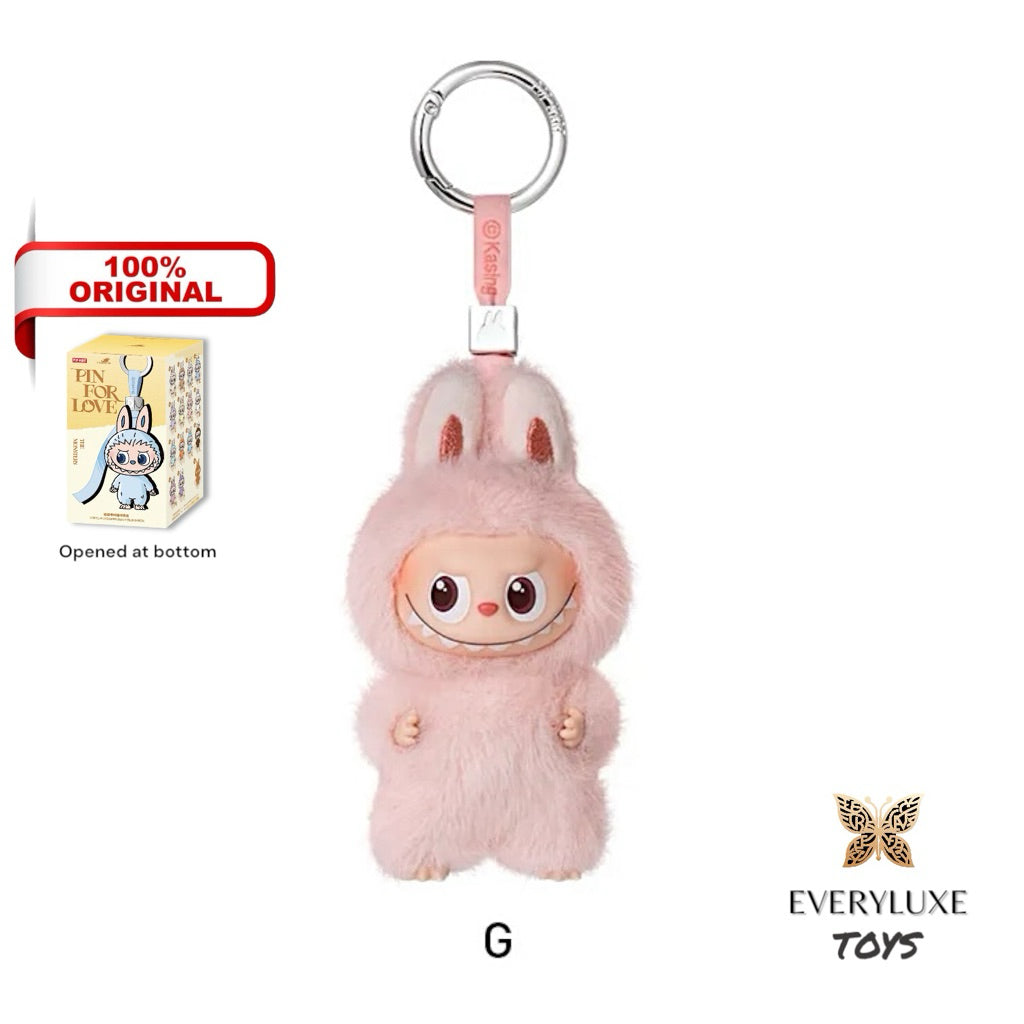 THE MONSTERS LABUBU V4 Pin for Love Vinyl Plush Pendant A-M N-Z Secret Heart ! Bagcharm