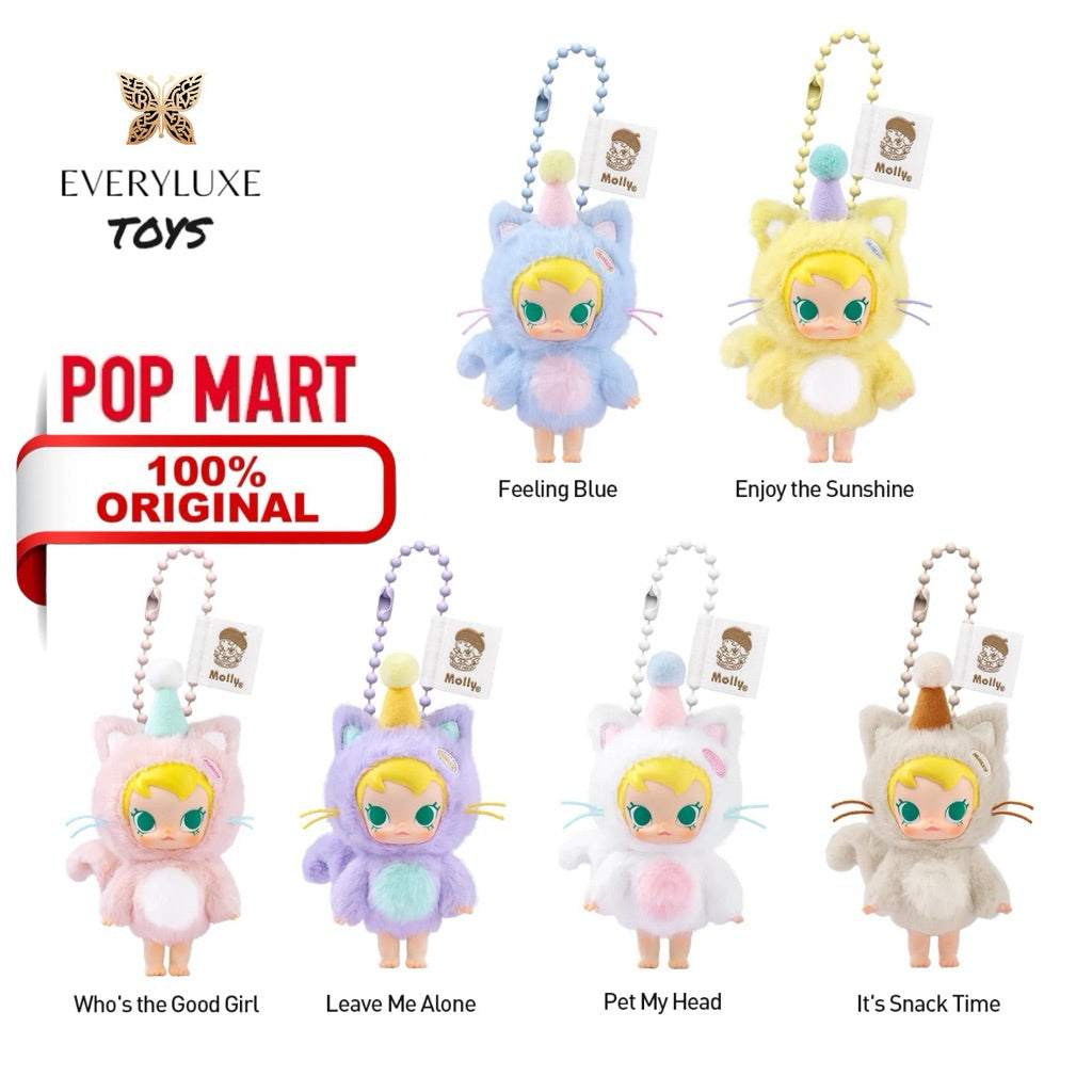 POPMART Baby MOLLY Pocket Friends Plush Pendant Bag charm Keychain