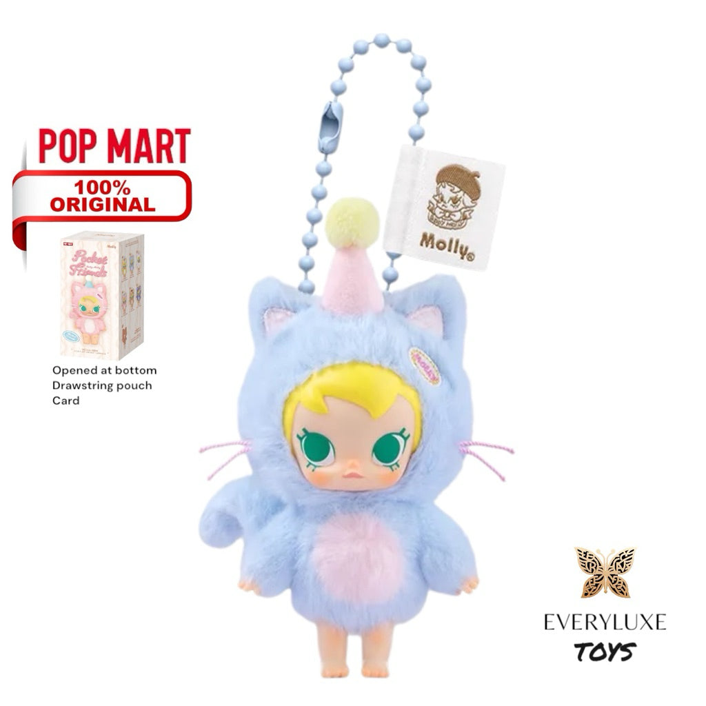 POPMART Baby MOLLY Pocket Friends Plush Pendant Bag charm Keychain