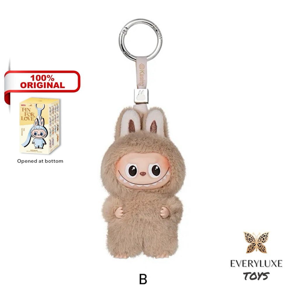 THE MONSTERS LABUBU V4 Pin for Love Vinyl Plush Pendant A-M N-Z Secret Heart ! Bagcharm
