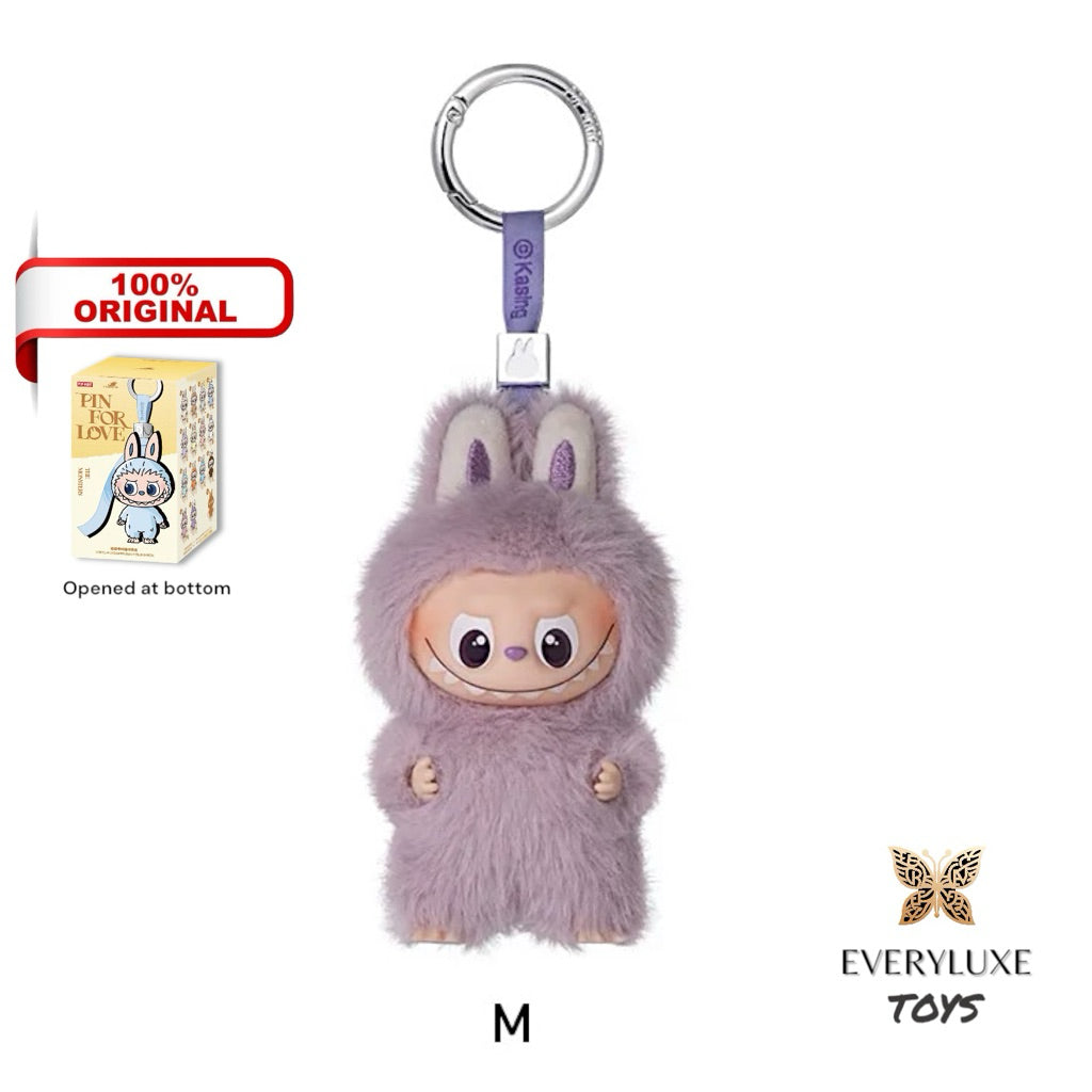 THE MONSTERS LABUBU V4 Pin for Love Vinyl Plush Pendant A-M N-Z Secret Heart ! Bagcharm