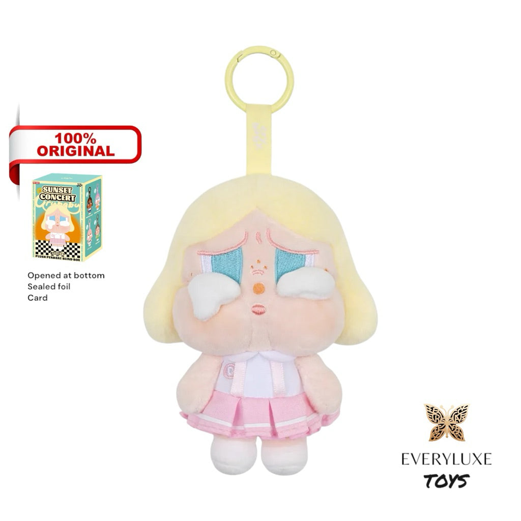 CRYBABY Sunset Concert Series-Plush Pendant Bag charm Pink white gray Secret Gradation season