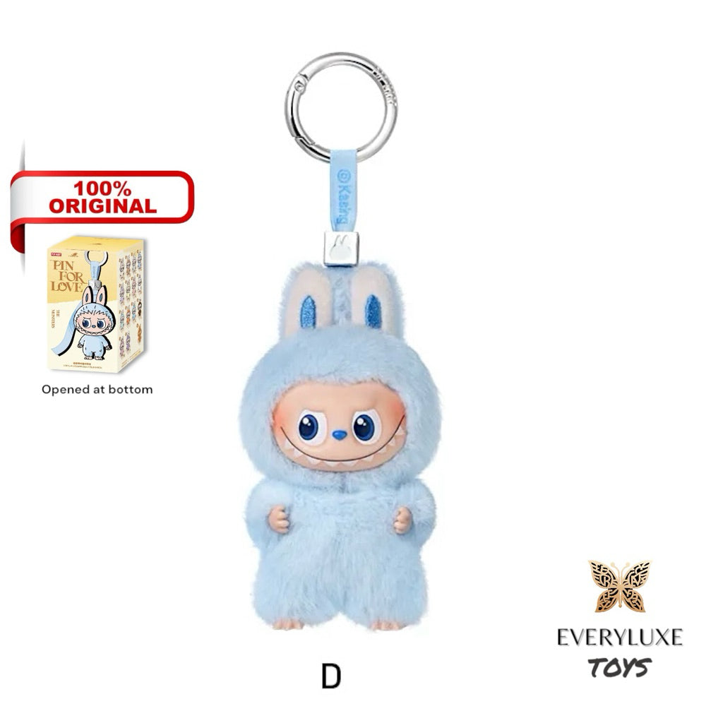 THE MONSTERS LABUBU V4 Pin for Love Vinyl Plush Pendant A-M N-Z Secret Heart ! Bagcharm