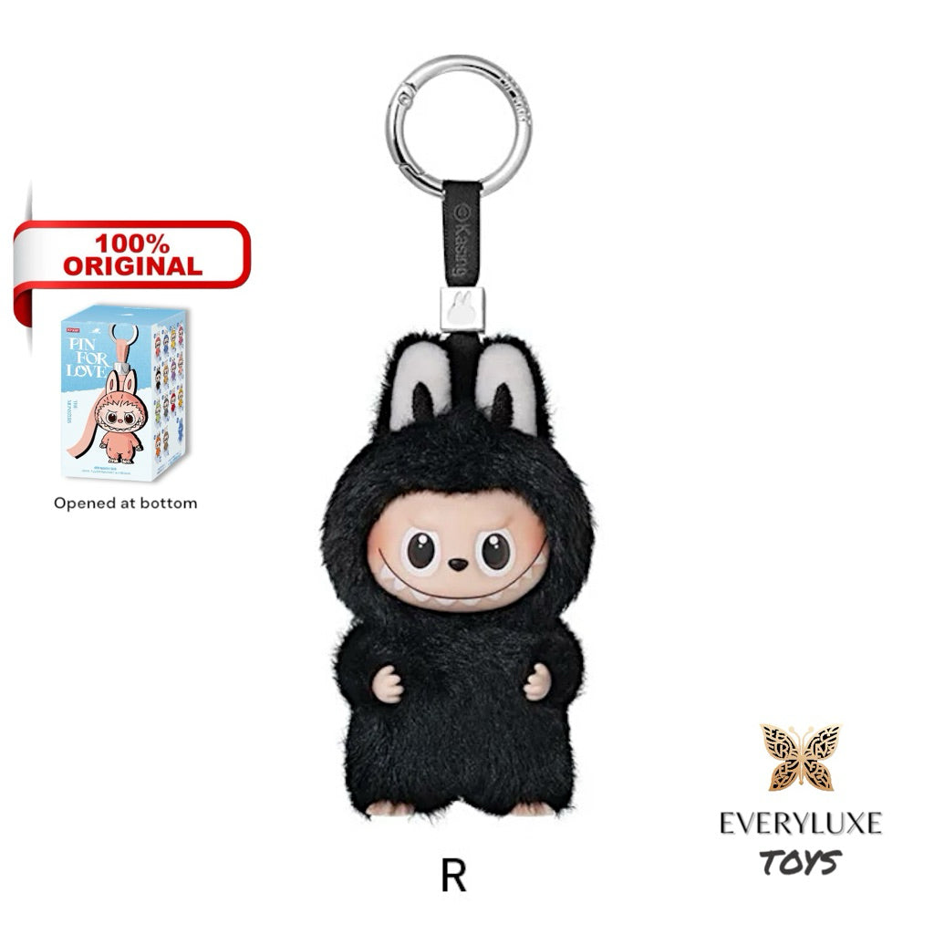 THE MONSTERS LABUBU V4 Pin for Love Vinyl Plush Pendant A-M N-Z Secret Heart ! Bagcharm