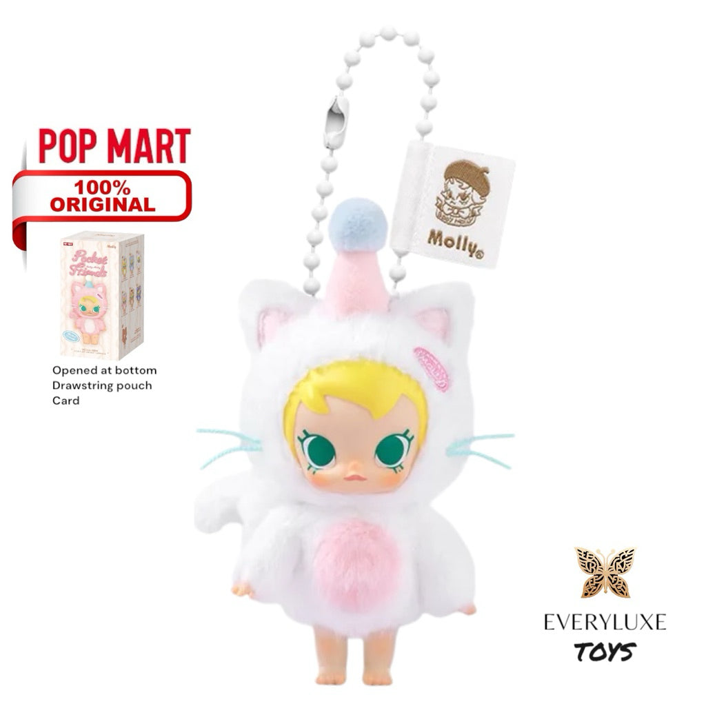 POPMART Baby MOLLY Pocket Friends Plush Pendant Bag charm Keychain