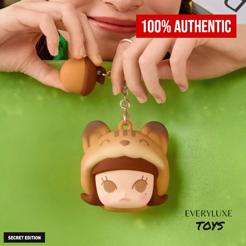 POP BEAN Pajama Party earphone bag case Molly Puppy Skullpanda Panda Dimoo Crybaby Squirrel Secret