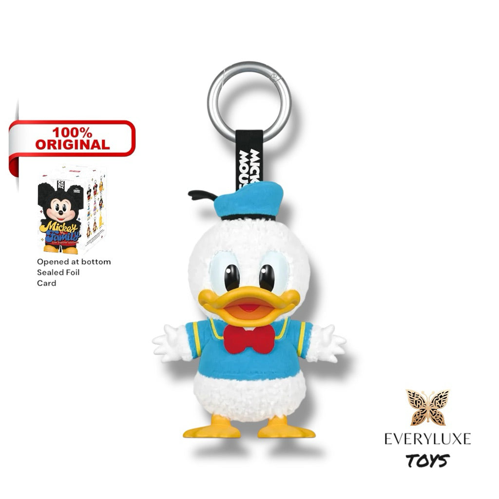 POPMART Mickey Family Cute Together Keychain Series mickey minnie daisy pluto goofy chip dale secret