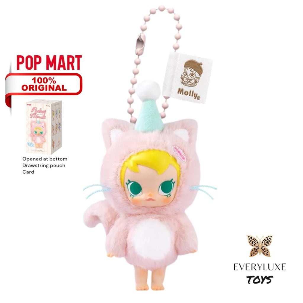POPMART Baby MOLLY Pocket Friends Plush Pendant Bag charm Keychain