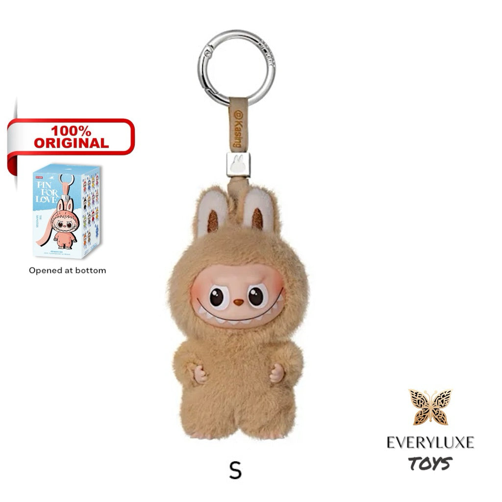 THE MONSTERS LABUBU V4 Pin for Love Vinyl Plush Pendant A-M N-Z Secret Heart ! Bagcharm