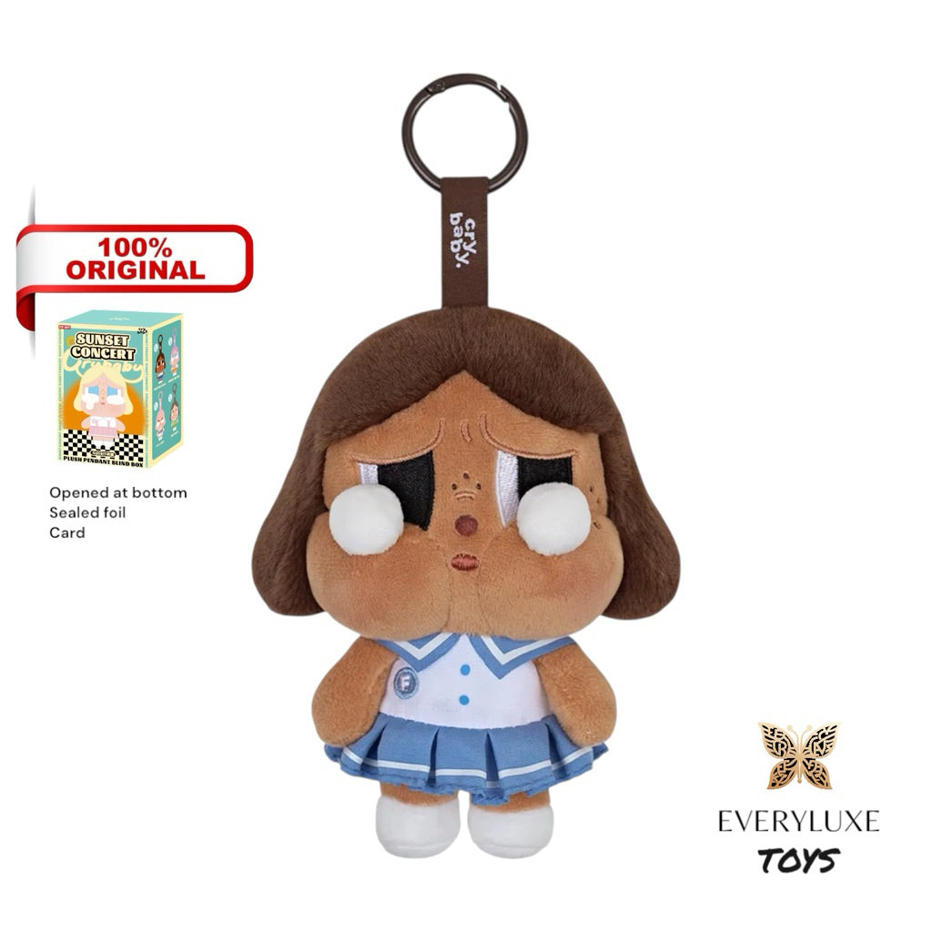CRYBABY Sunset Concert Series-Plush Pendant Bag charm Pink white gray Secret Gradation season