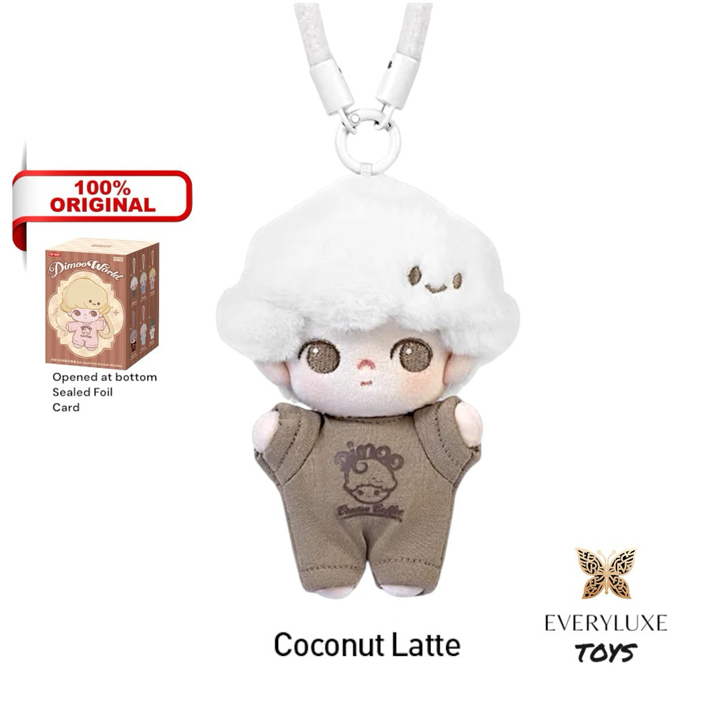 DIMOO Crush on Coffee Series-Soft-faced Plush Pendant Keychain Bag Charm Blind Box
