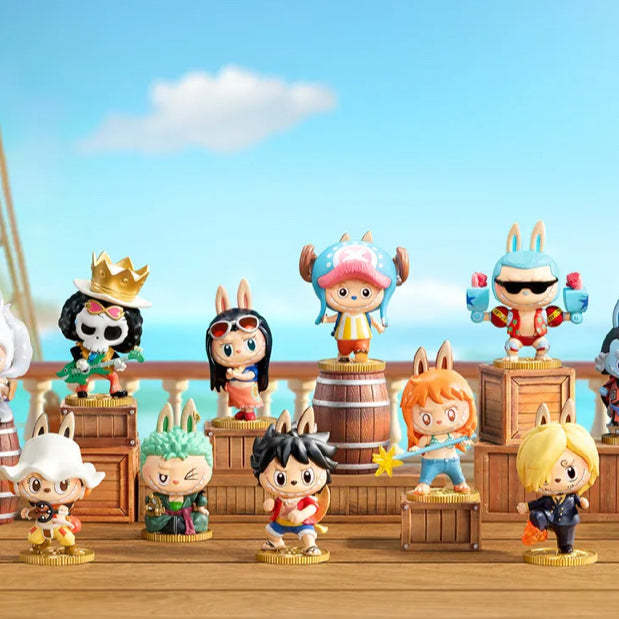 POPMART THE MONSTERS One Piece Series Luffy Zoro Chopper Jinbe Law Sanji Sabo Usopp Nami Robin Frank