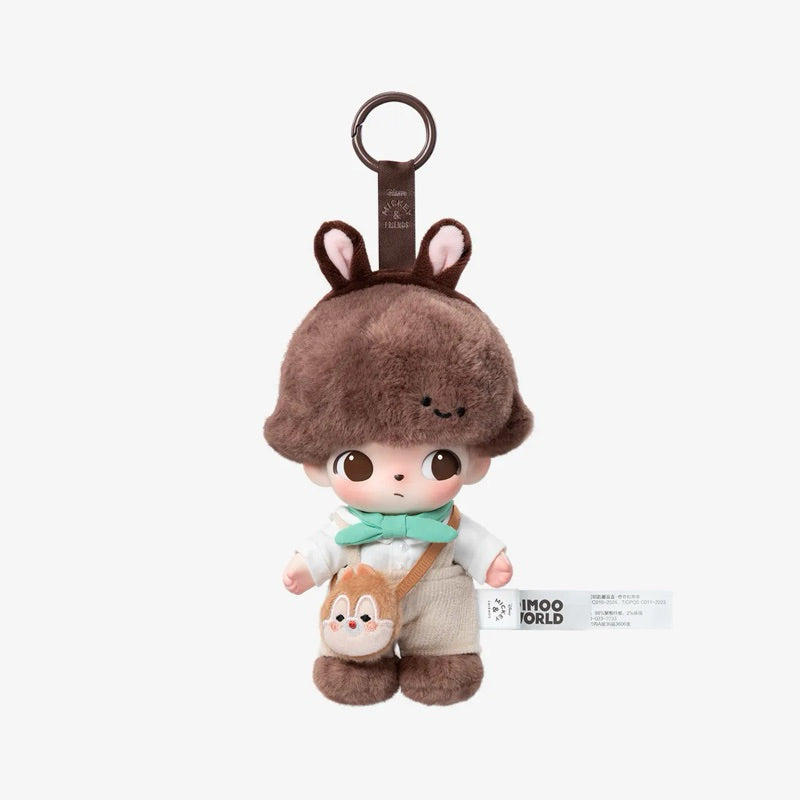 POPMART DIMOO World Disney Series Vinyl Plush Pendant DAISY GIFT PLUTO HOUSE CHIP Keychain Bagcharm