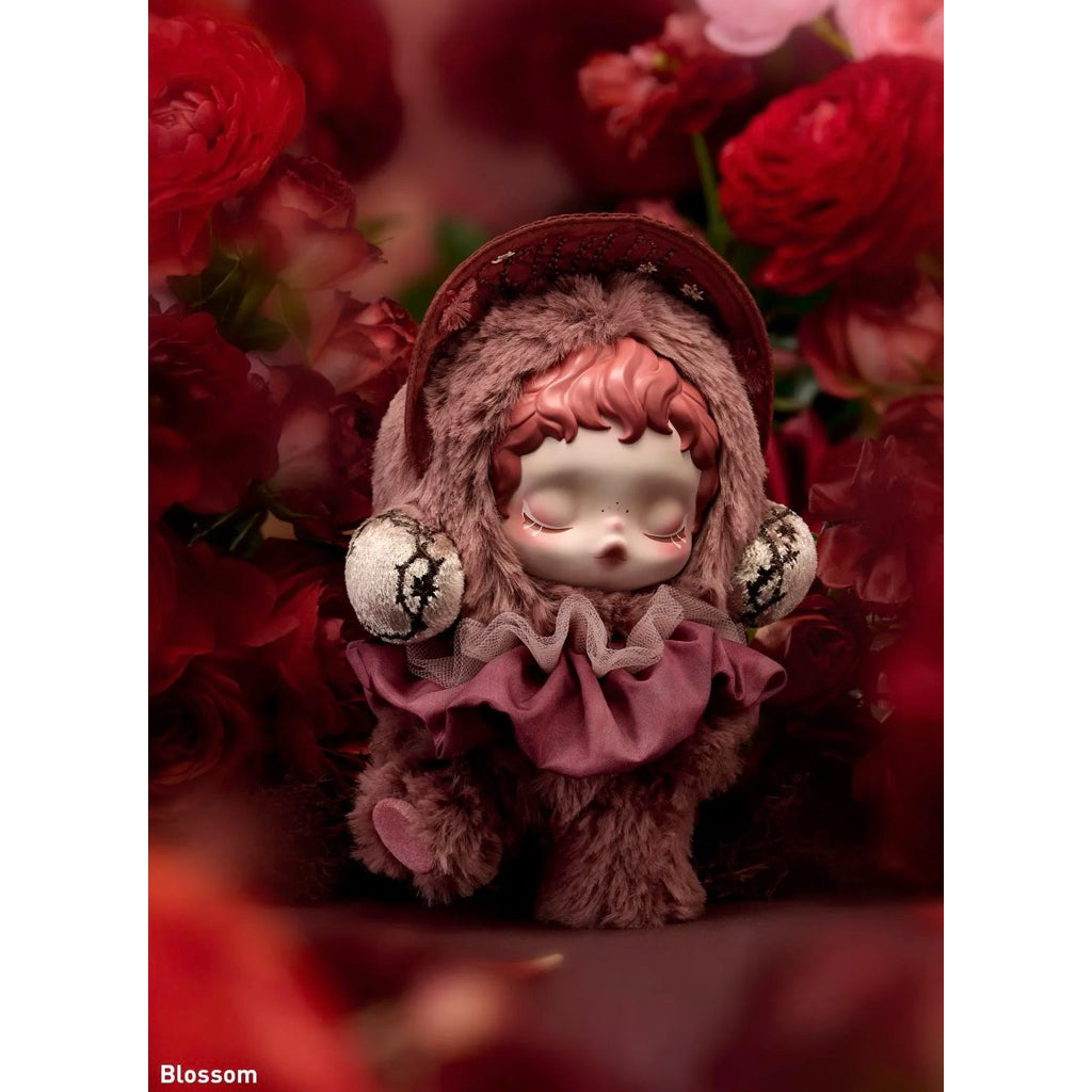 SKULLPANDA L’impressionnisme Plush Doll Pendant Bagcharm Mist Lightning Windflower Dawn Dew