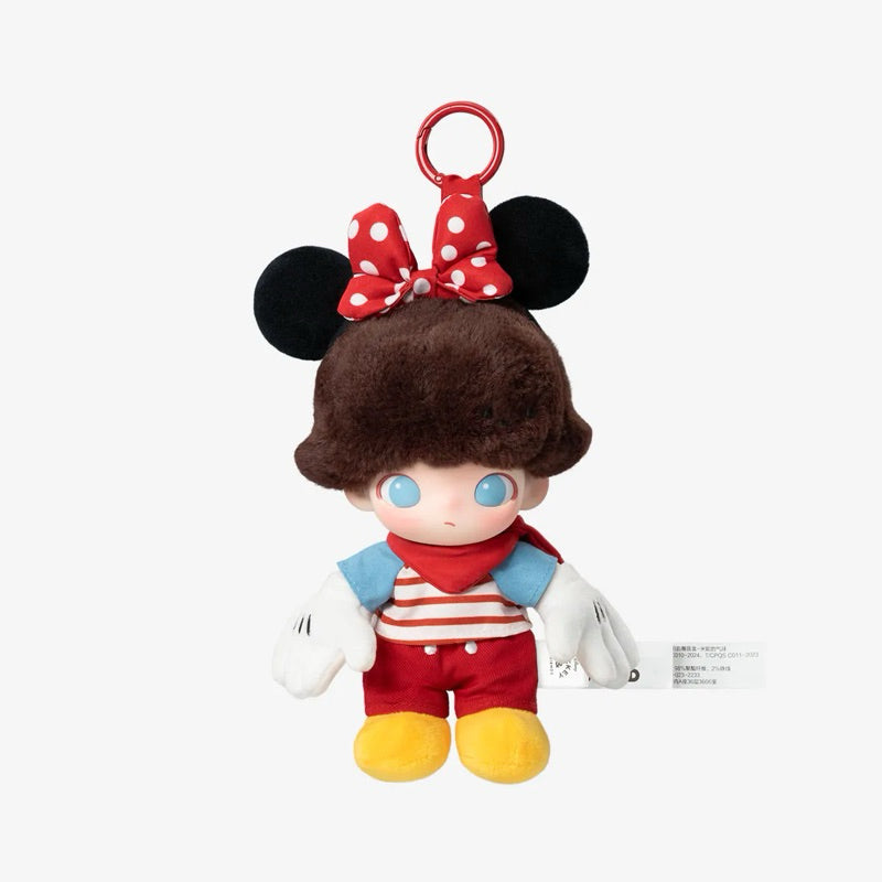 POPMART DIMOO World Disney Series Vinyl Plush Pendant DAISY GIFT PLUTO HOUSE CHIP Keychain Bagcharm