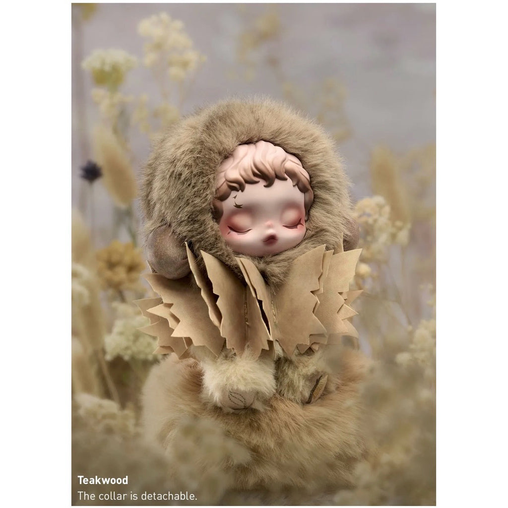 SKULLPANDA L’impressionnisme Plush Doll Pendant Bagcharm Mist Lightning Windflower Dawn Dew