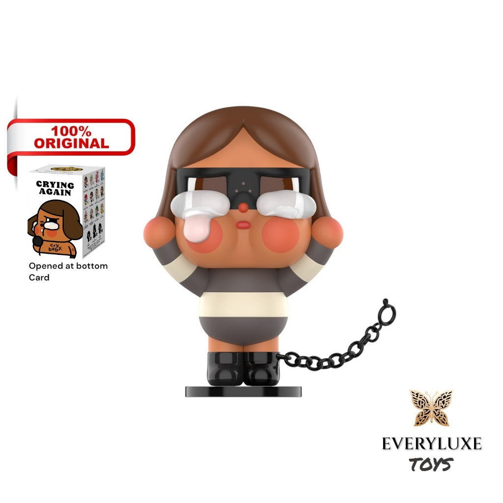 POP MART CRYBABY Crying Again Series Figures Blind Box Action Toys Figure Birthday Gift Kid Toy