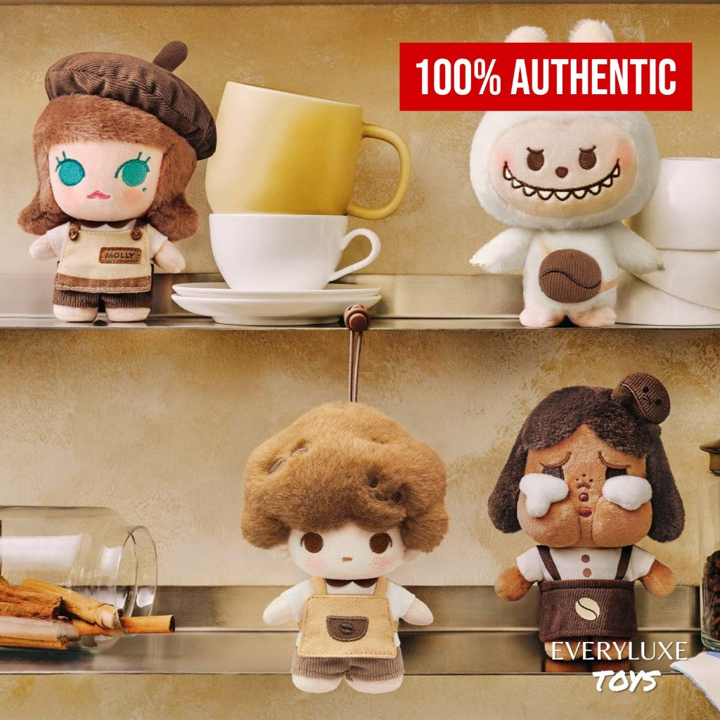 POPBEAN Coffee Factory Series Plush Doll Pendant Blind Box Coffee Factory CRYBABY DIMOO LABUBU