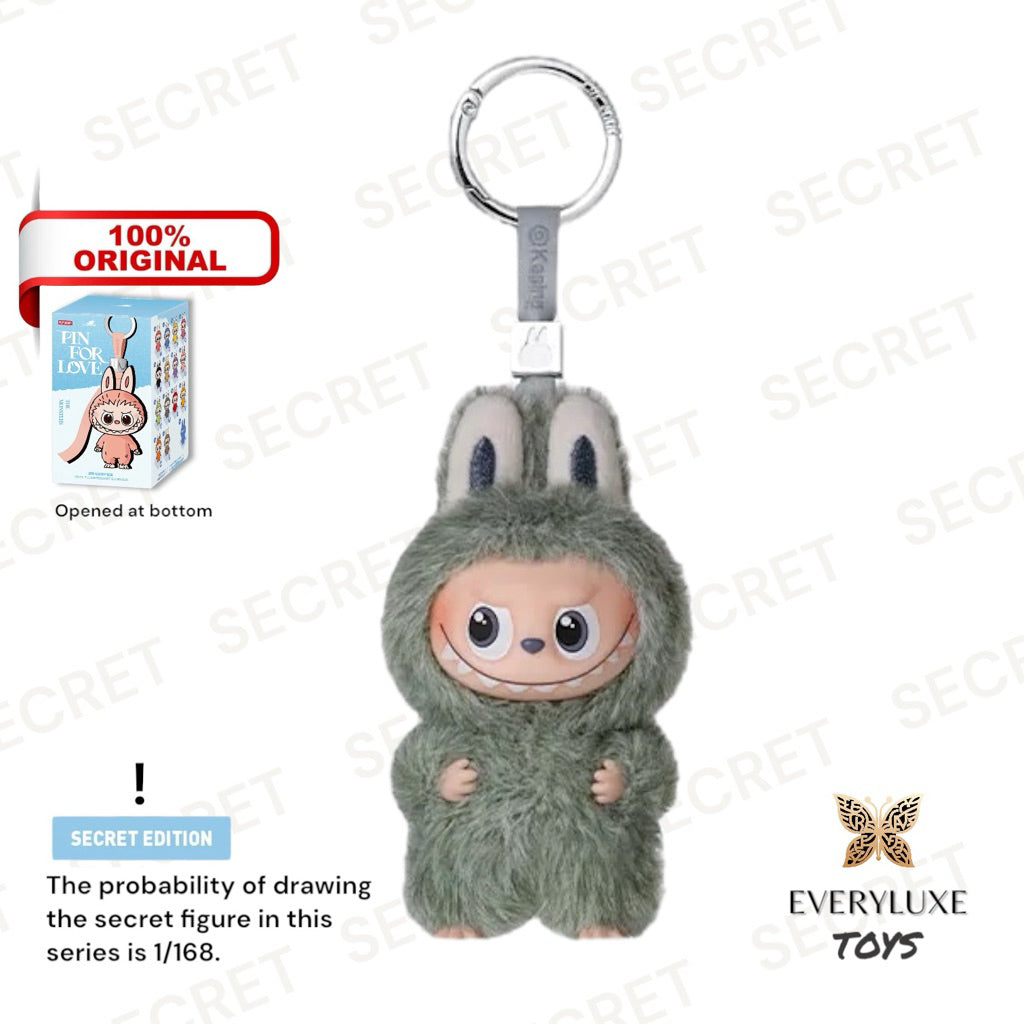THE MONSTERS LABUBU V4 Pin for Love Vinyl Plush Pendant A-M N-Z Secret Heart ! Bagcharm