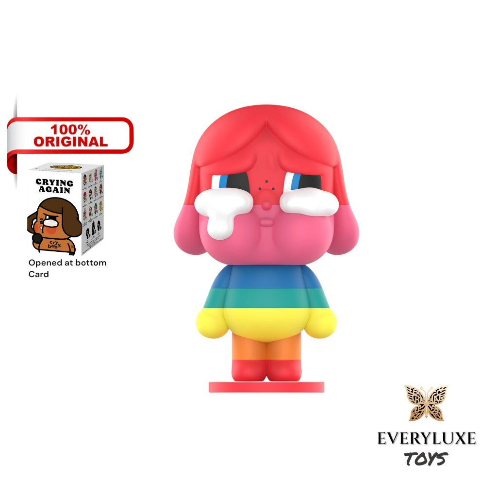 POP MART CRYBABY Crying Again Series Figures Blind Box Action Toys Figure Birthday Gift Kid Toy