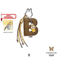 THE MONSTERS LABUBU Pin for Love Letter Pendant Keychain A B C D E F G H I J K L M N O P Q R S T U V