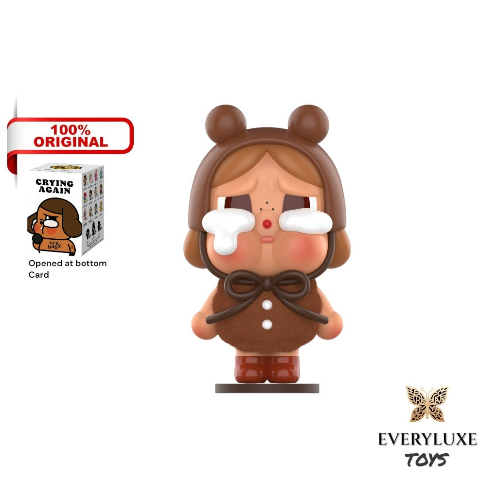 POP MART CRYBABY Crying Again Series Figures Blind Box Action Toys Figure Birthday Gift Kid Toy