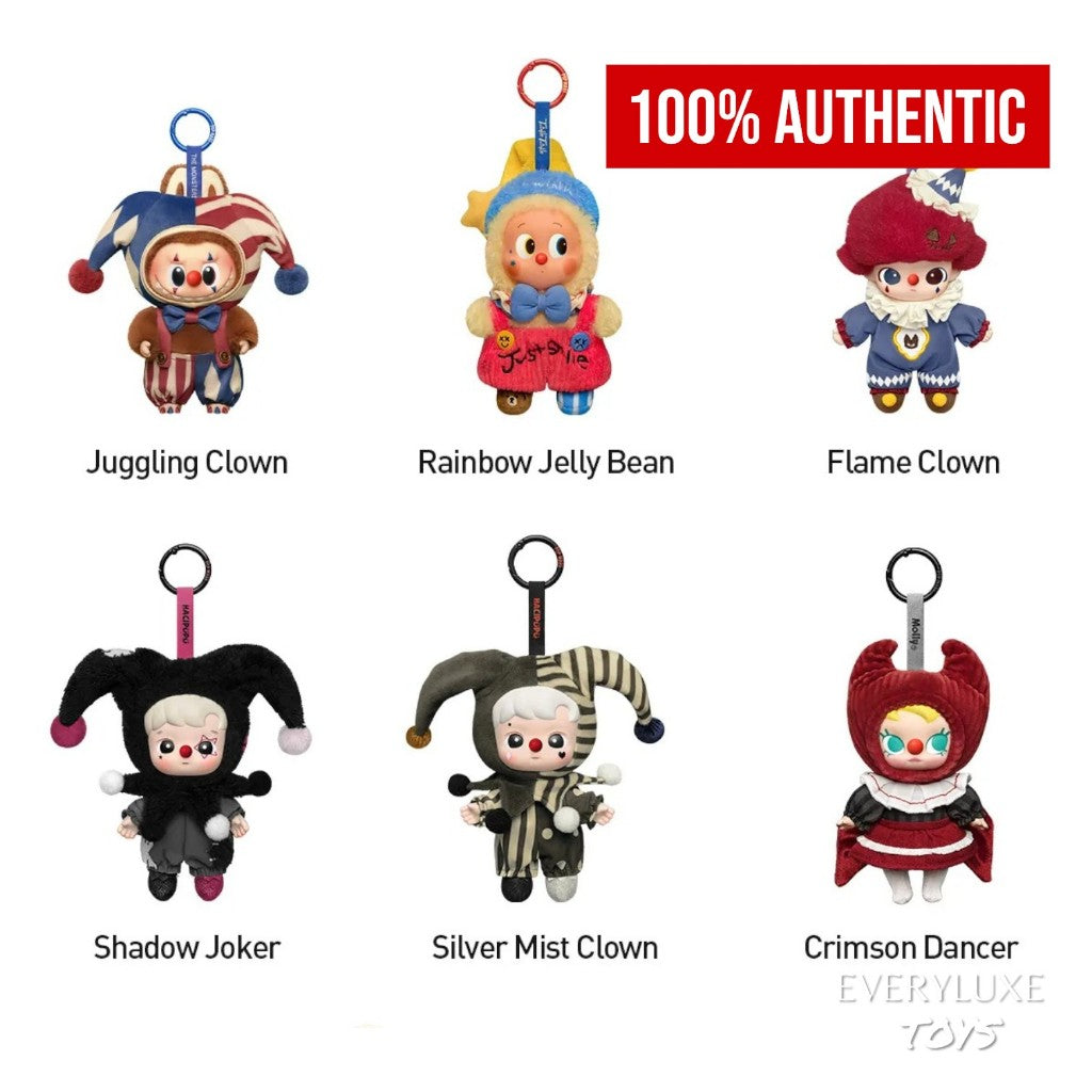 WHY SO SERIOUS Series - Vinyl Plush Pendant Doll  Labubu Hacipupu Dimmo Molly Twinkle