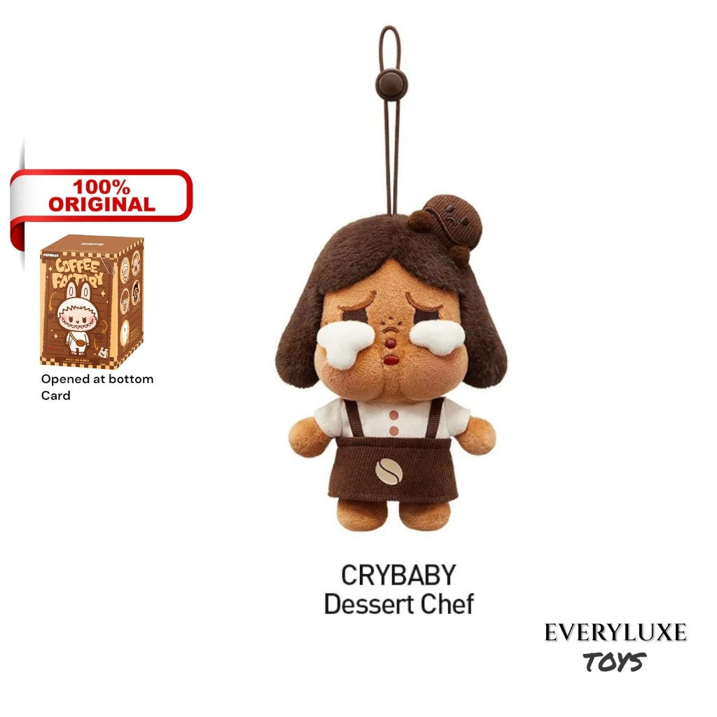 POPBEAN Coffee Factory Series Plush Doll Pendant Blind Box Coffee Factory CRYBABY DIMOO LABUBU