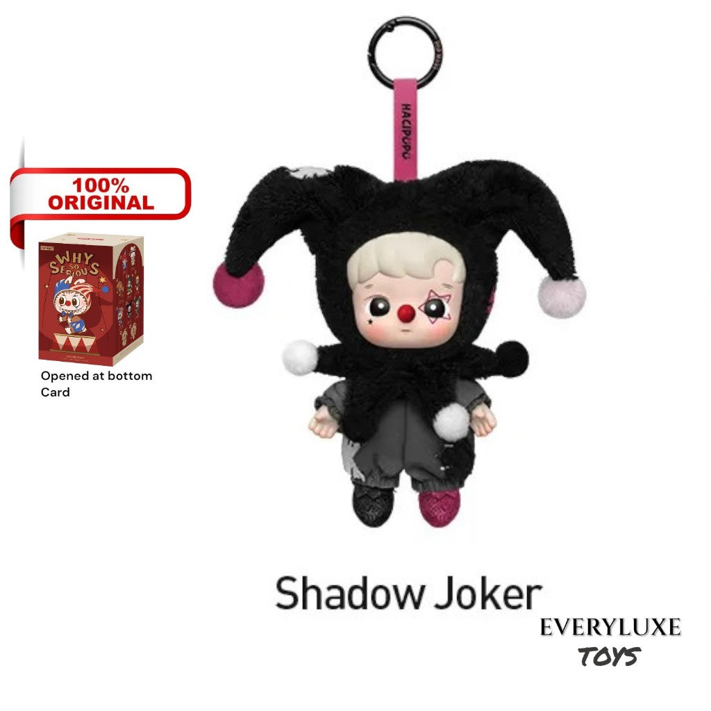 WHY SO SERIOUS Series - Vinyl Plush Pendant Doll  Labubu Hacipupu Dimmo Molly Twinkle