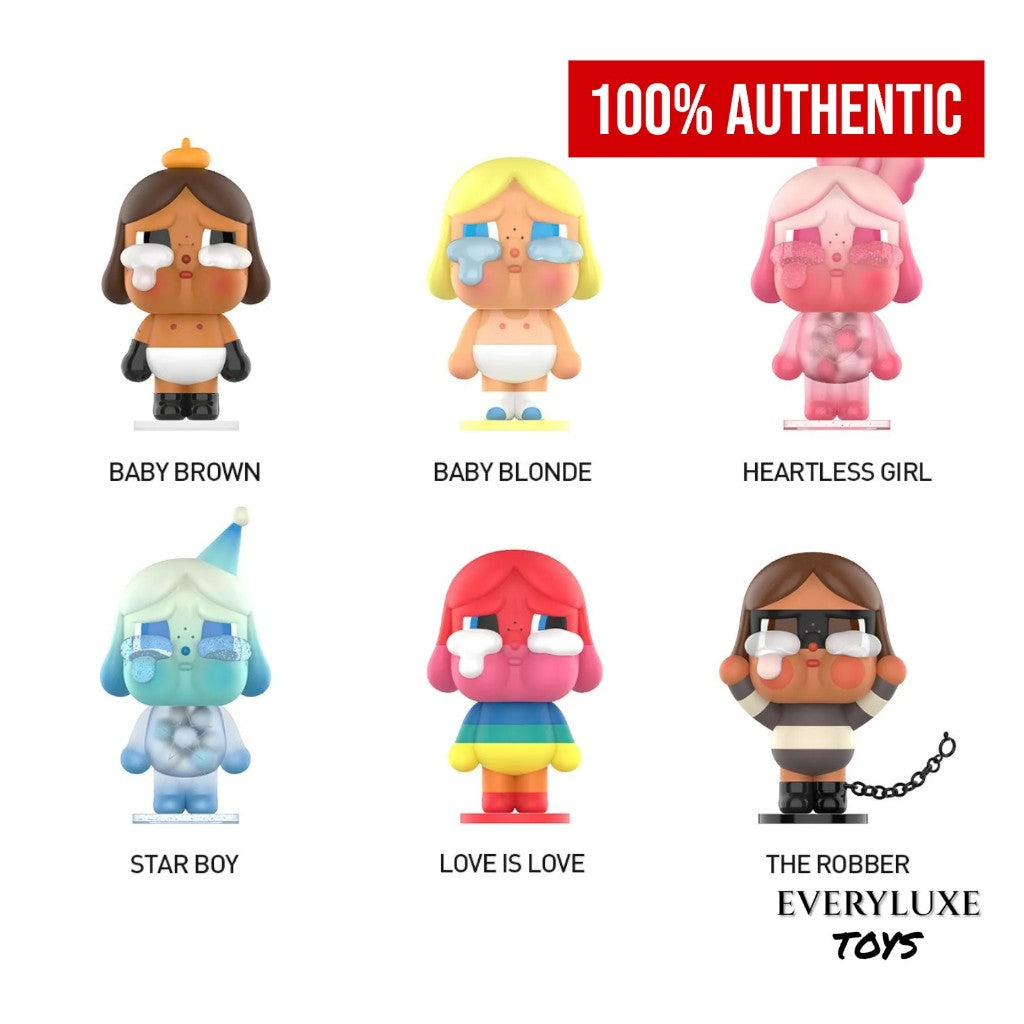 POP MART CRYBABY Crying Again Series Figures Blind Box Action Toys Figure Birthday Gift Kid Toy